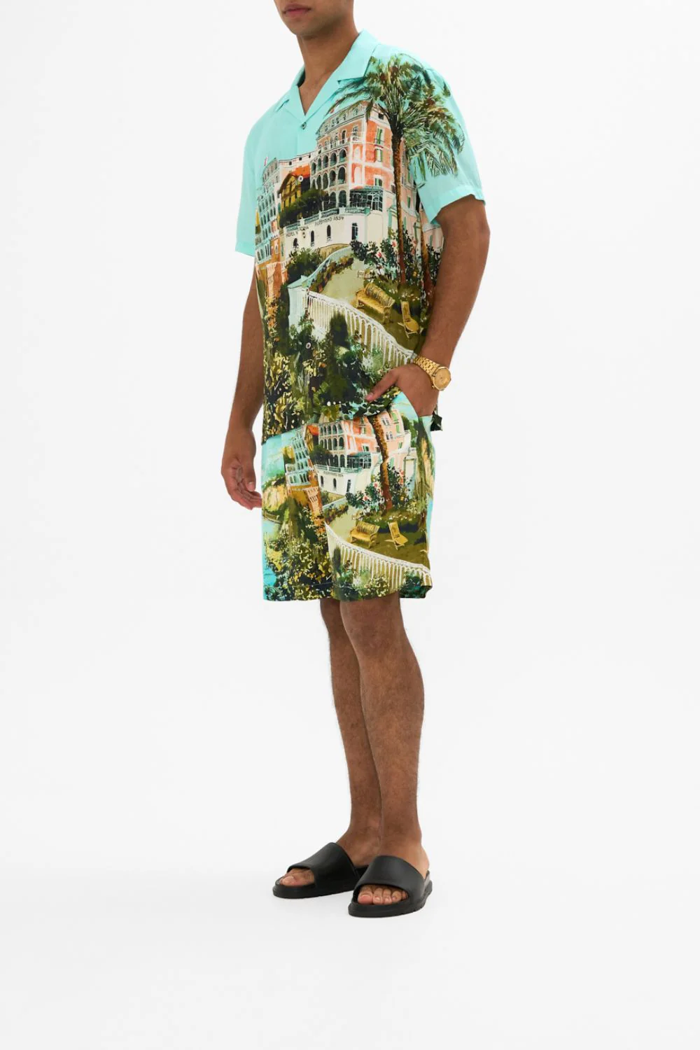 BAGGY MID LENGTH WALK SHORT FROM SORRENTO WITH LOVE - Image 4