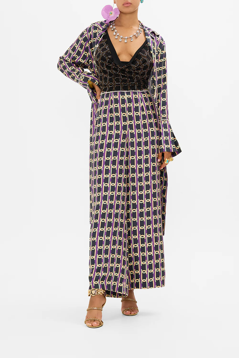 COWL NECK JERSEY TOP FILM DIVA - Image 8