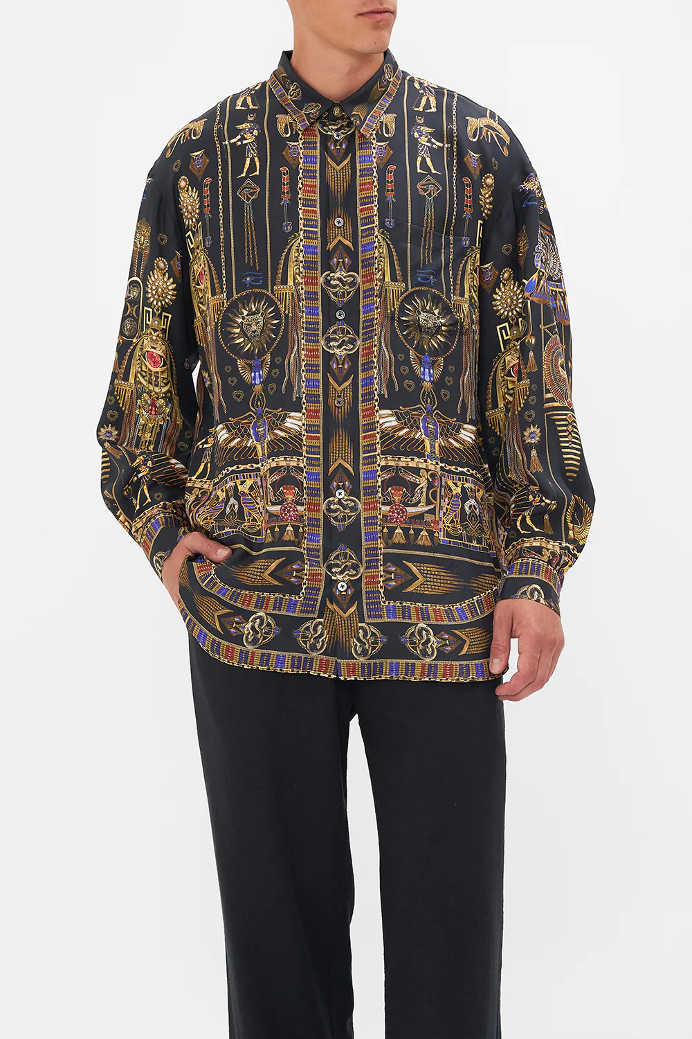 OVERSIZED SHIRT CARTOUCHE KINGDOM - Image 5