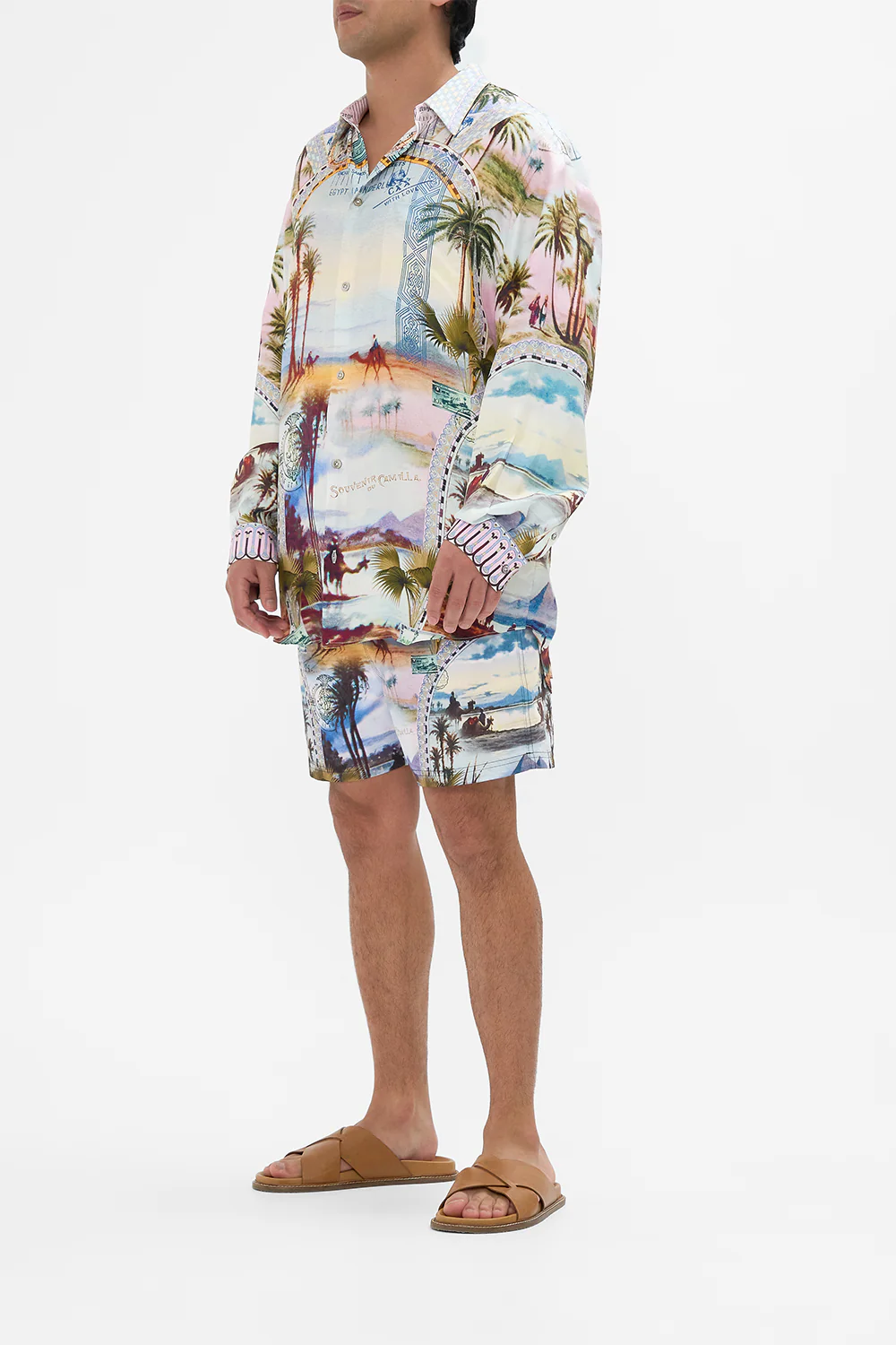 MENS OVERSIZED SHIRT CALL ME IN CAIRO - Image 4