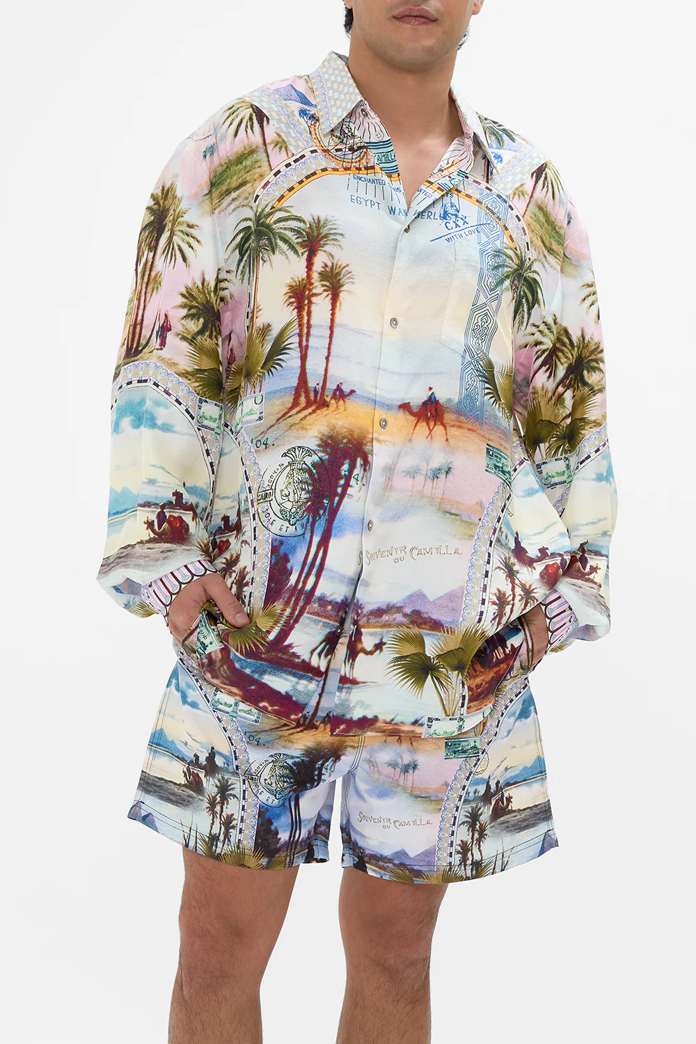 MENS OVERSIZED SHIRT CALL ME IN CAIRO - Image 5