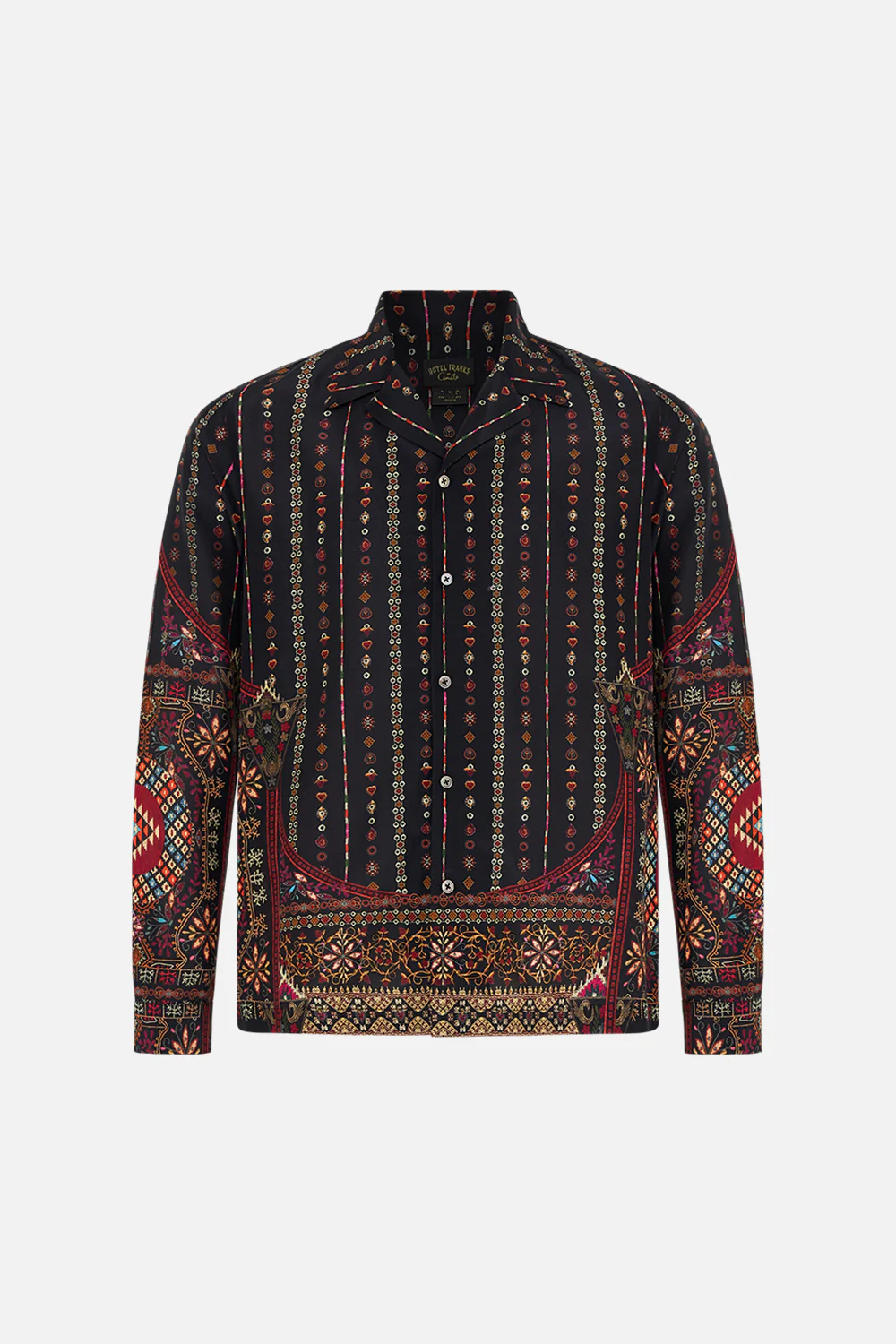 LONG SLEEVE CAMP COLLARED SHIRT THE WANDERING ONES - Image 3