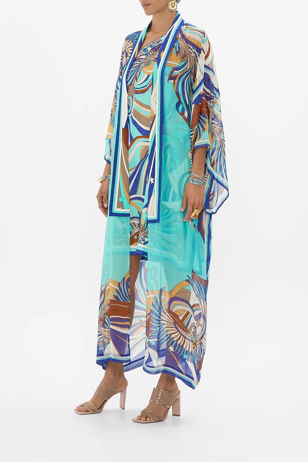 KIMONO LAYER WITH COLLAR OASIS ORACLE - Image 4