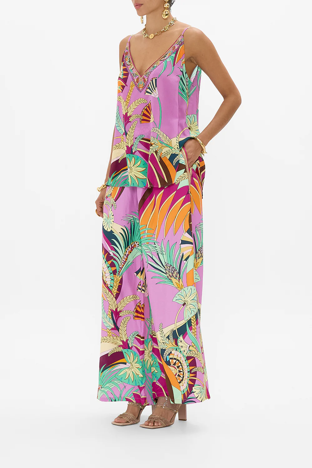 TUCK FRONT PANT GIZA GODDESS - Image 4