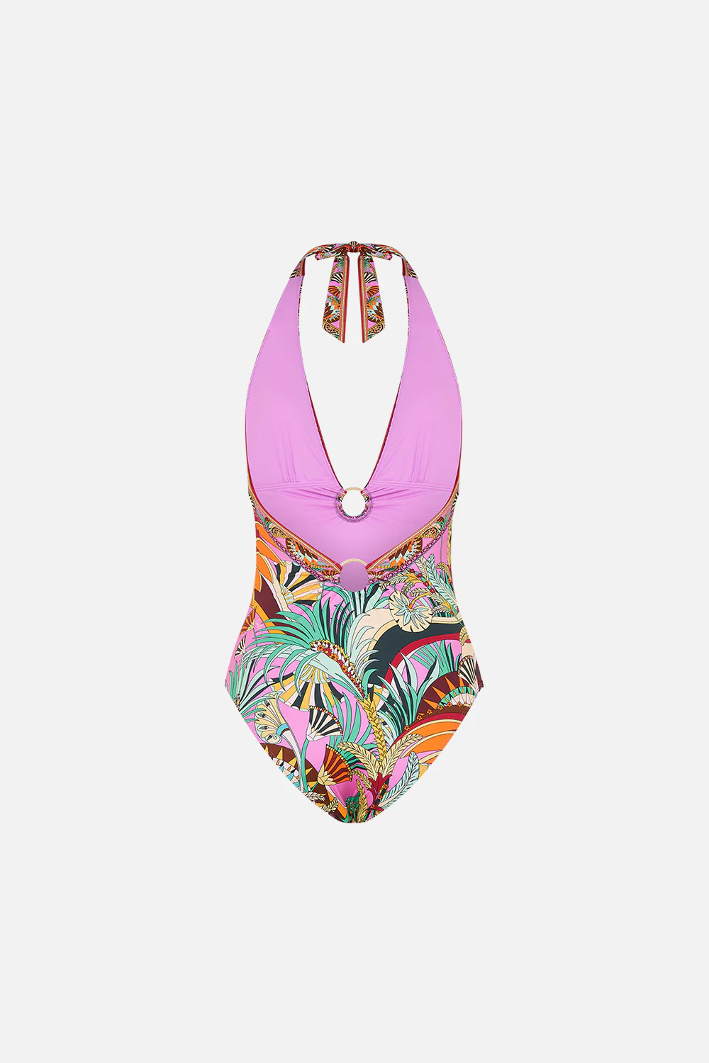 RING DETAIL PLUNGE V ONE PIECE GIZA GODDESS - Image 7