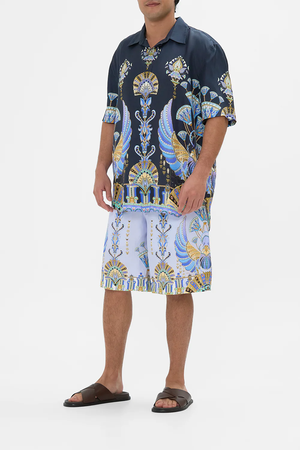 OVERSIZED BUTTON THROUGH SS SHIRT UNDER SCARAB SKIES - Image 4
