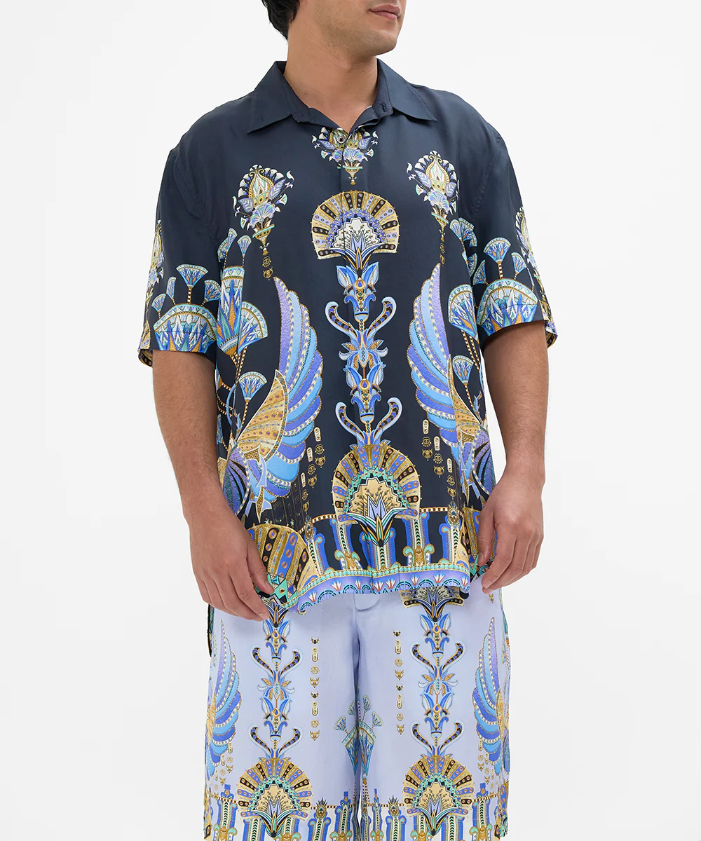 OVERSIZED BUTTON THROUGH SS SHIRT UNDER SCARAB SKIES - Image 5