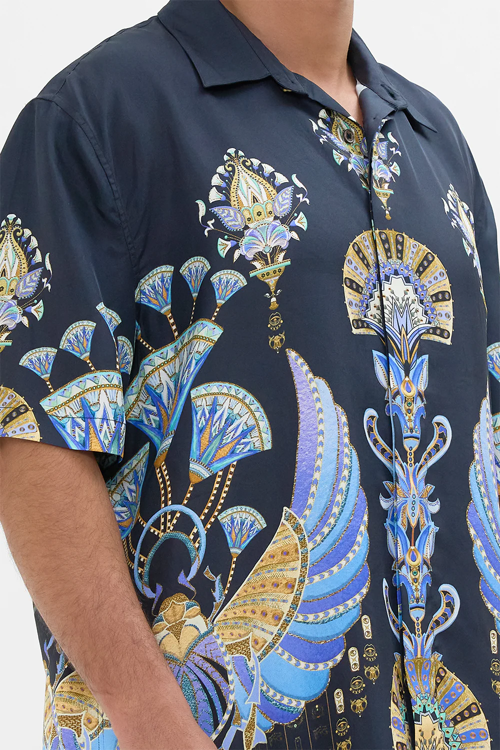 OVERSIZED BUTTON THROUGH SS SHIRT UNDER SCARAB SKIES - Image 6