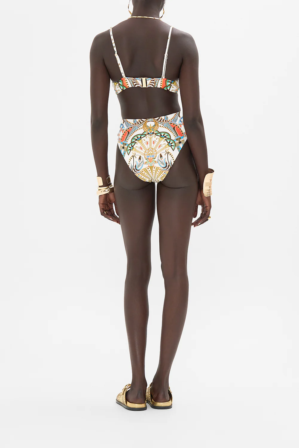 HIGH WAIST PANT WITH FRONT BAND VALLEY OF THE QUEENS - Image 2