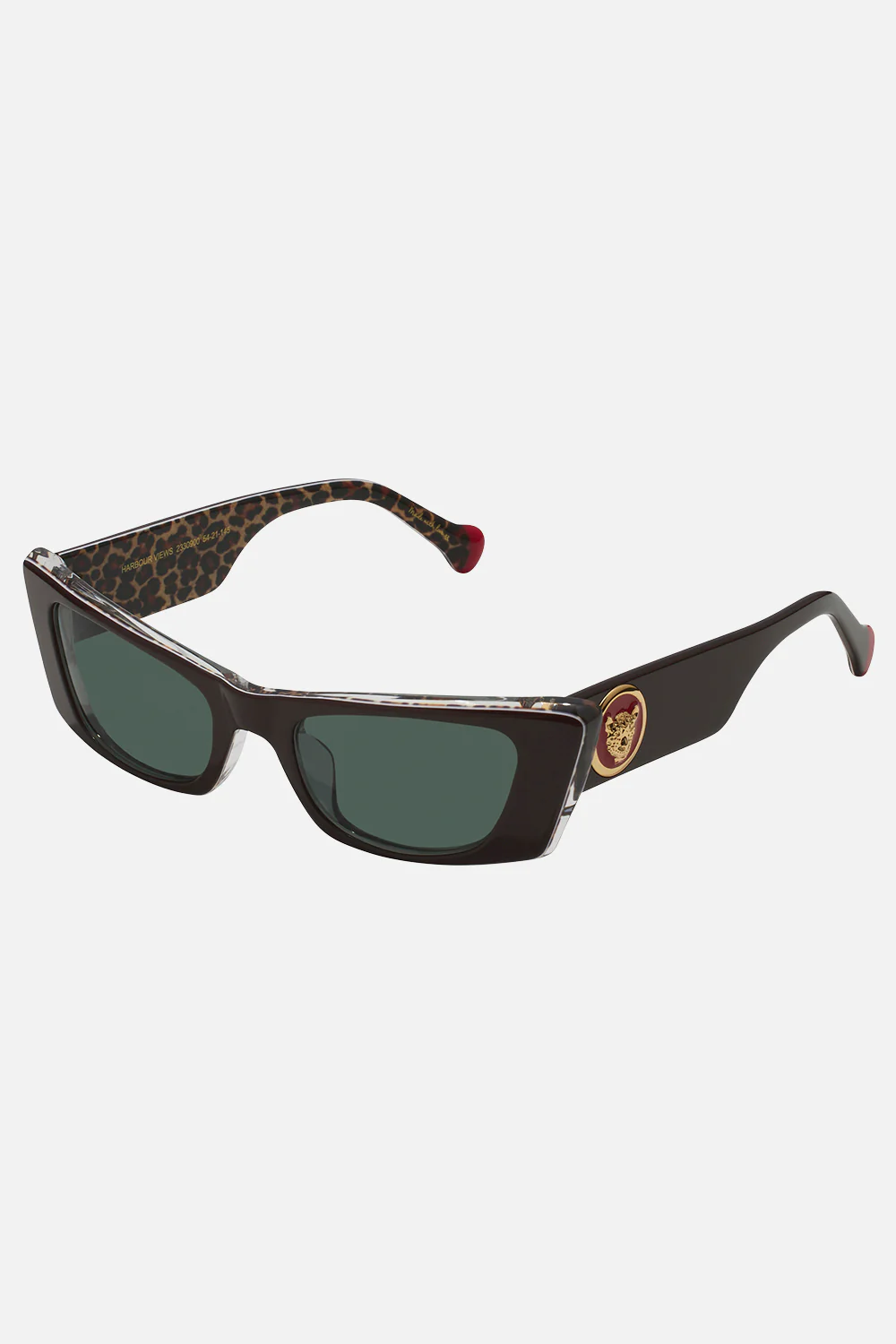 HARBOUR VIEWS SUNGLASSES DARK BURGUNDY