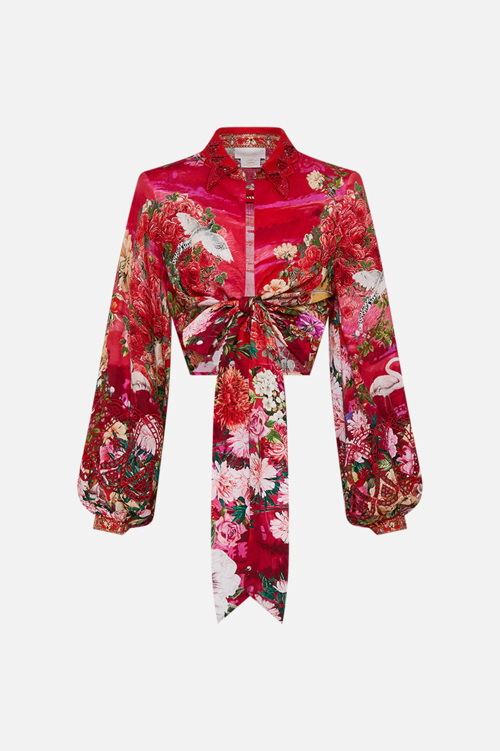 CROPPED WRAP SHIRT SWEET HOME ALEXANDRIA - Image 3