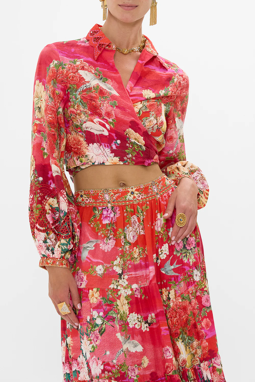 CROPPED WRAP SHIRT SWEET HOME ALEXANDRIA - Image 5