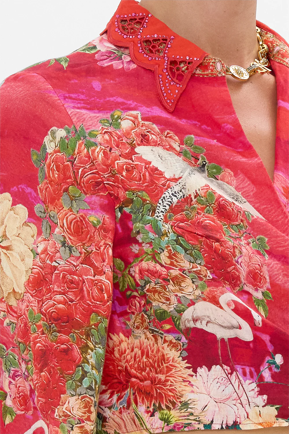 CROPPED WRAP SHIRT SWEET HOME ALEXANDRIA - Image 6