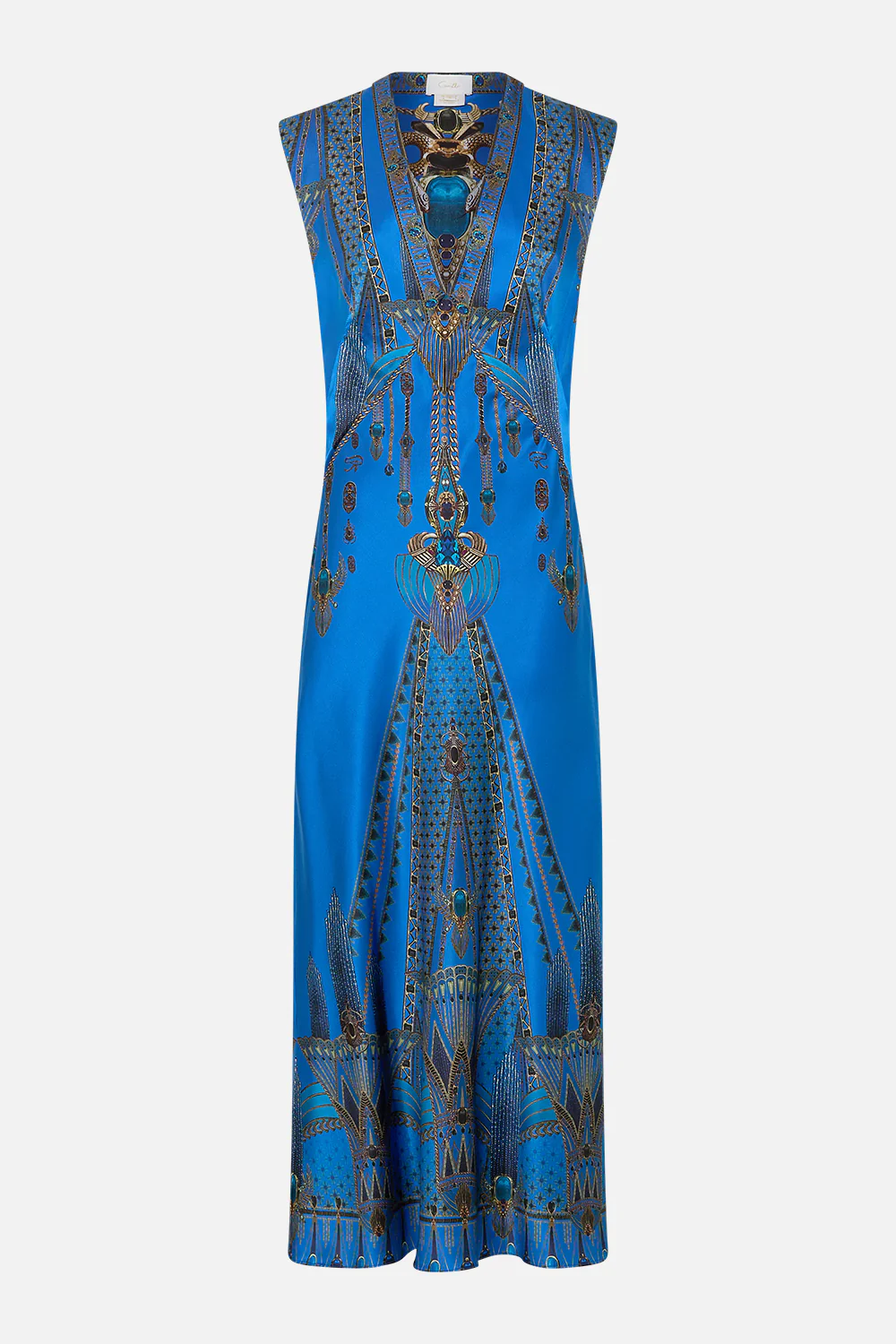 EXTENDED SHOULDER DRESS WITH T BACK ARCHIVAL REVIVAL - Image 3
