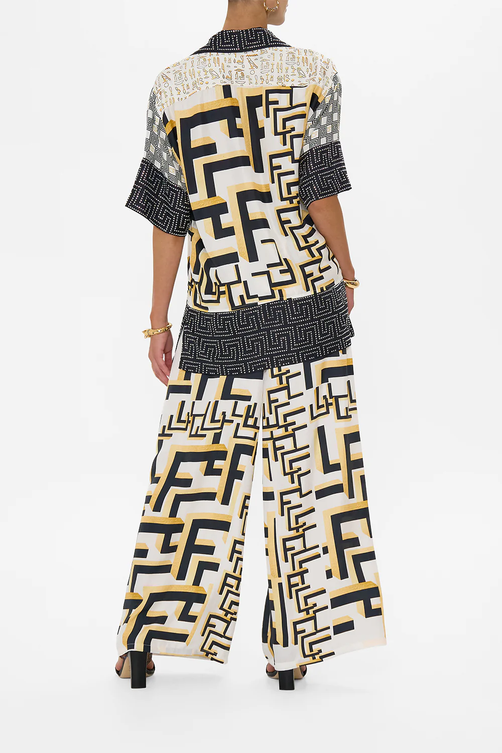 OVERSIZED SHIRT WITH POCKET TEMPLES OF DENDARA - Image 2