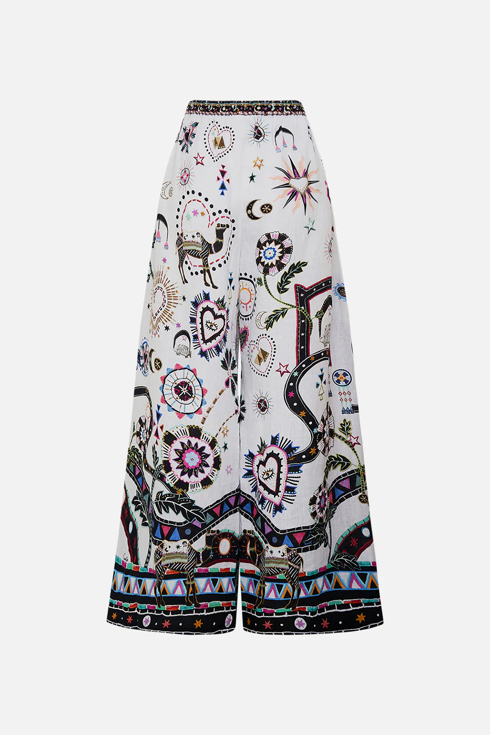 WIDE LEG TROUSER WITH FRONT POCKETS NUBIAN WONDERLAND - Image 8