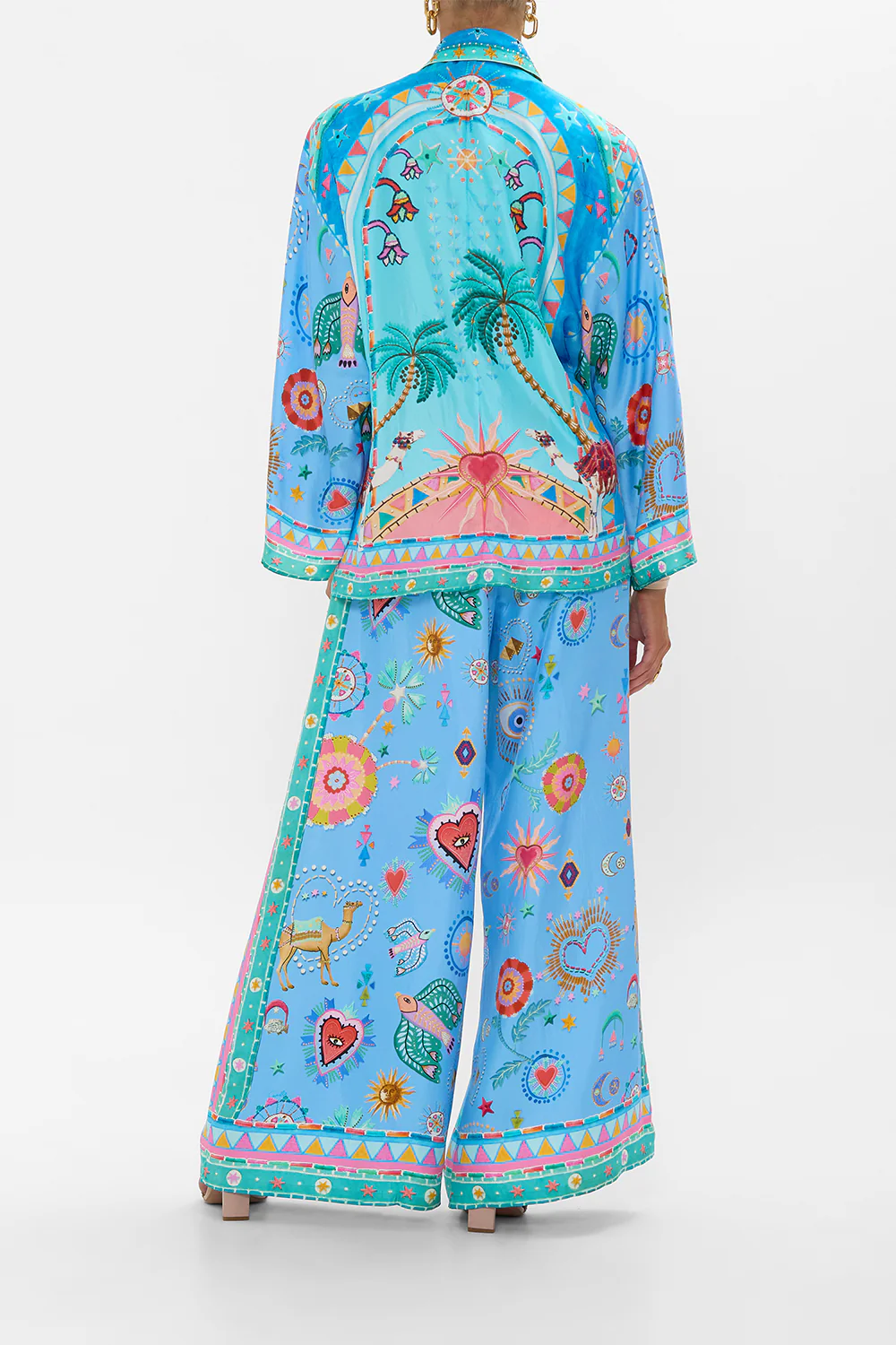 TUCK FRONT PANT A PAINTED VILLAGE - Image 12