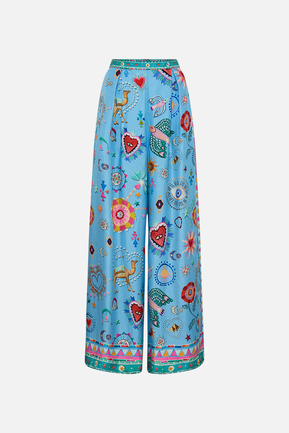 TUCK FRONT PANT A PAINTED VILLAGE - Image 3