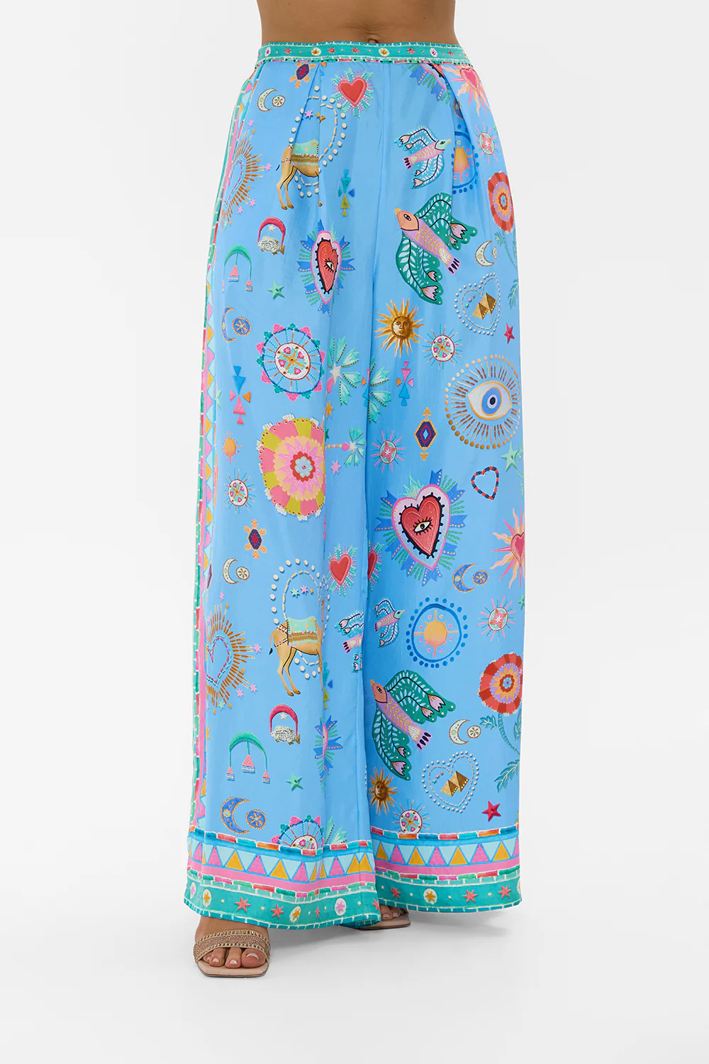 TUCK FRONT PANT A PAINTED VILLAGE - Image 5