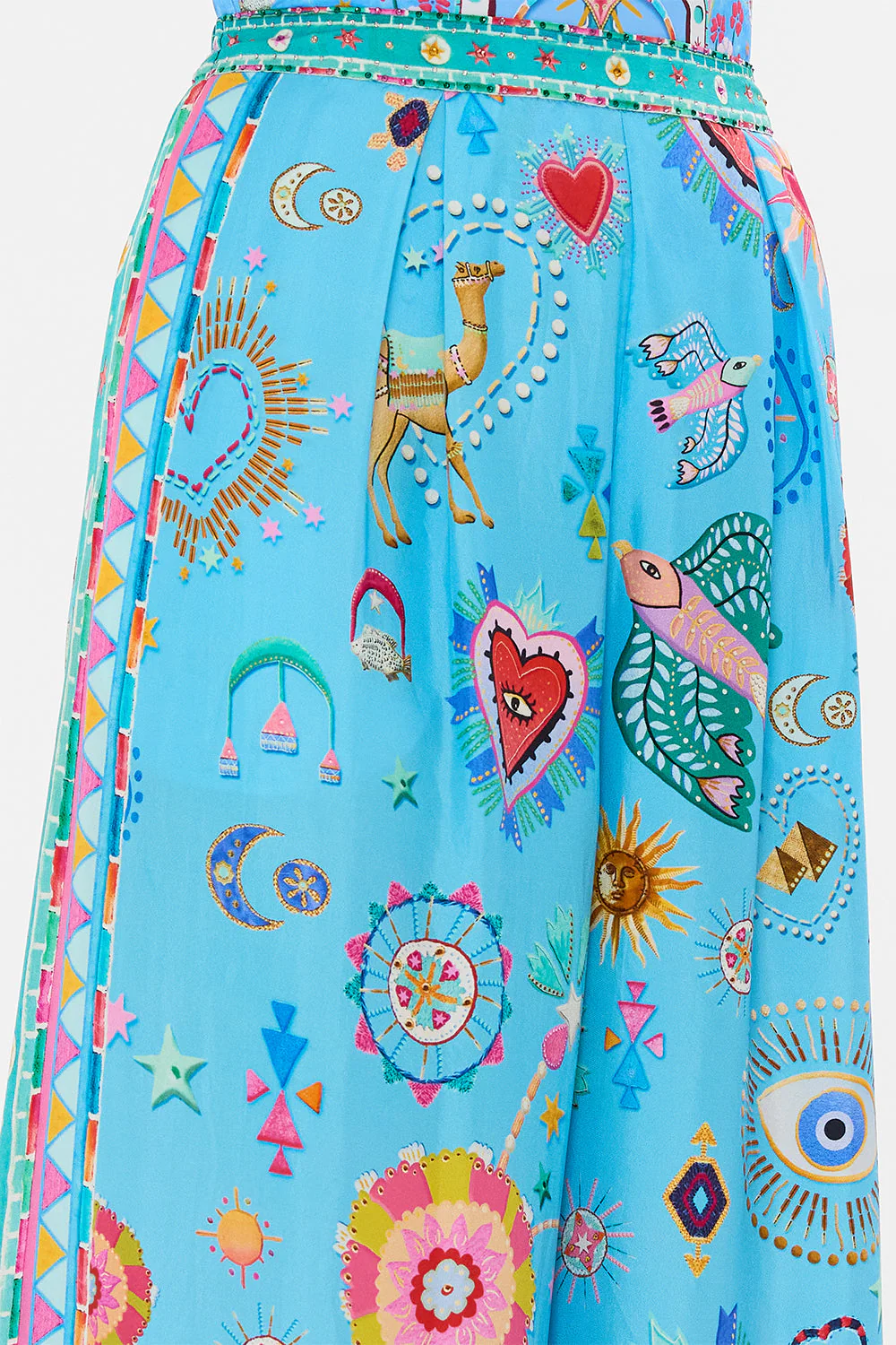 TUCK FRONT PANT A PAINTED VILLAGE - Image 6