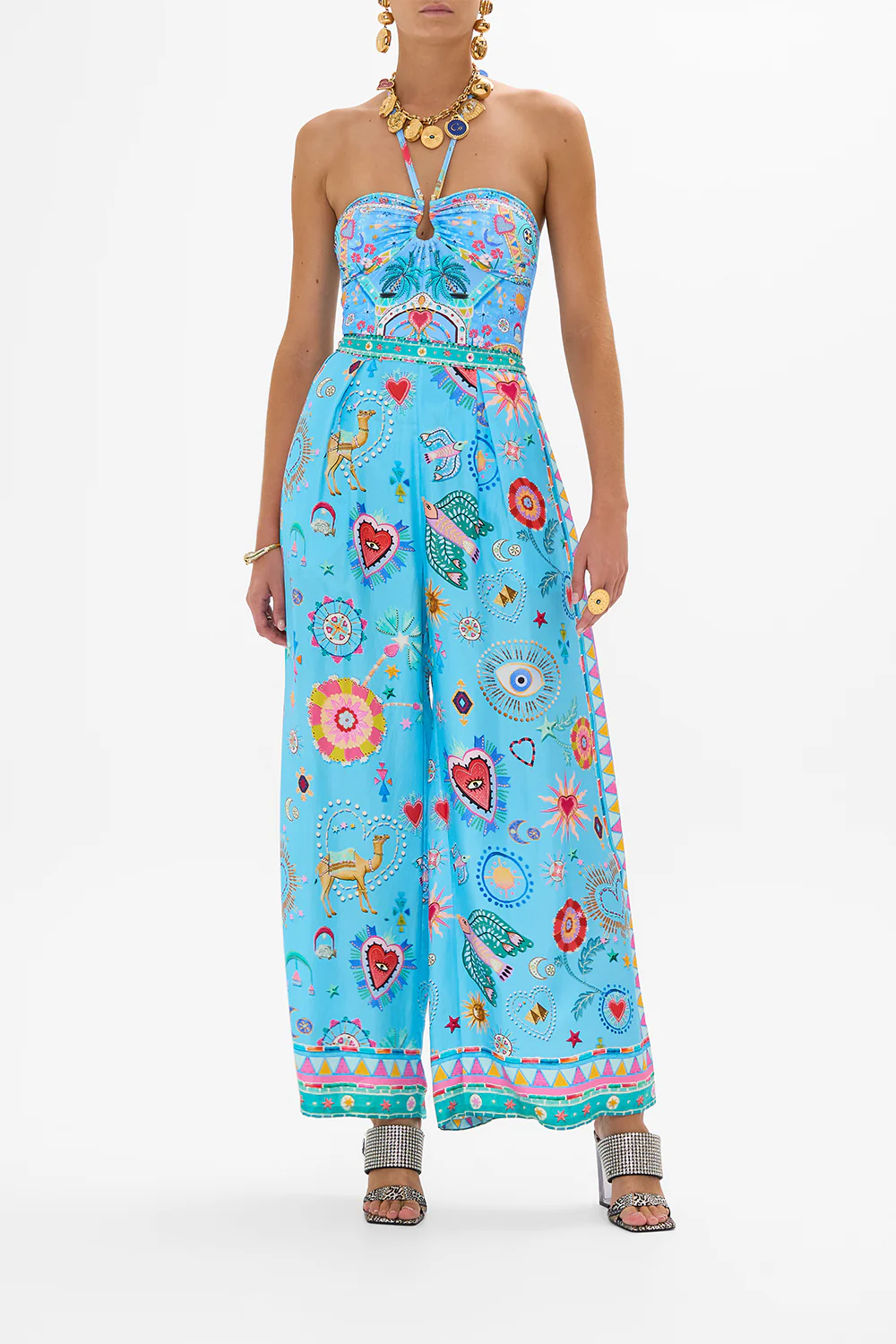 TUCK FRONT PANT A PAINTED VILLAGE - Image 7