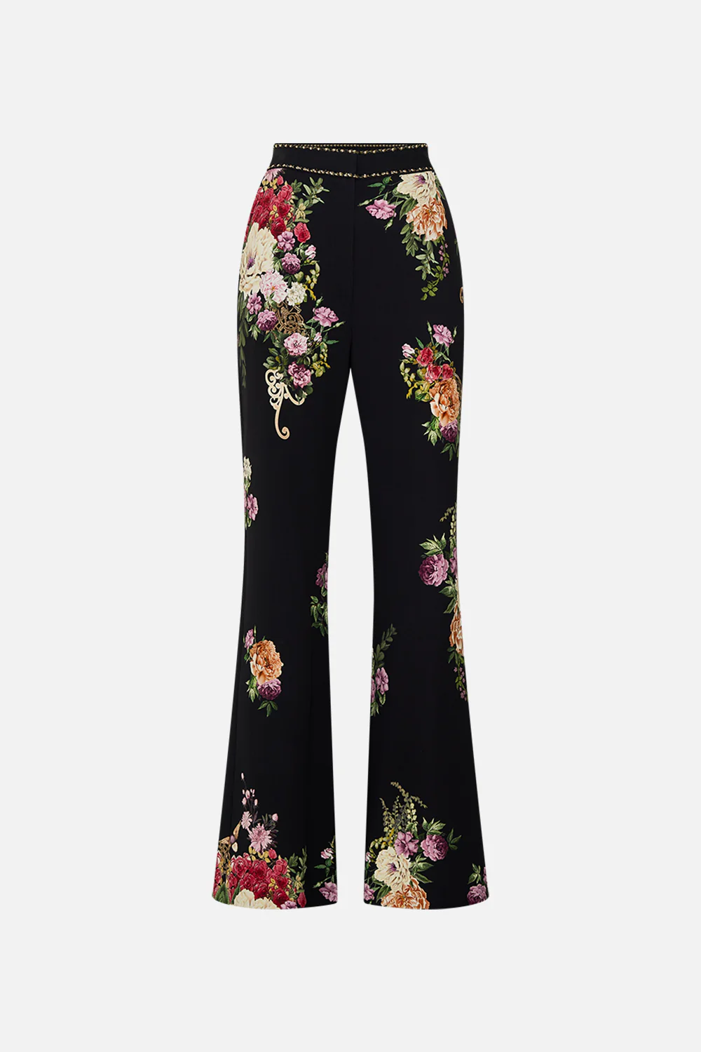 FULL LENGTH FLARED PANT ADORNED IN ALEXANDRIA - Image 3