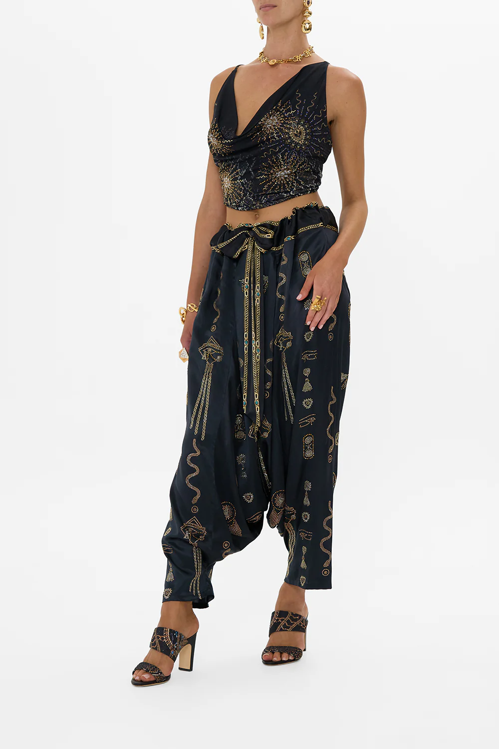 COWL NECK JERSEY TOP CALL ME CLEOPATRA - Image 4