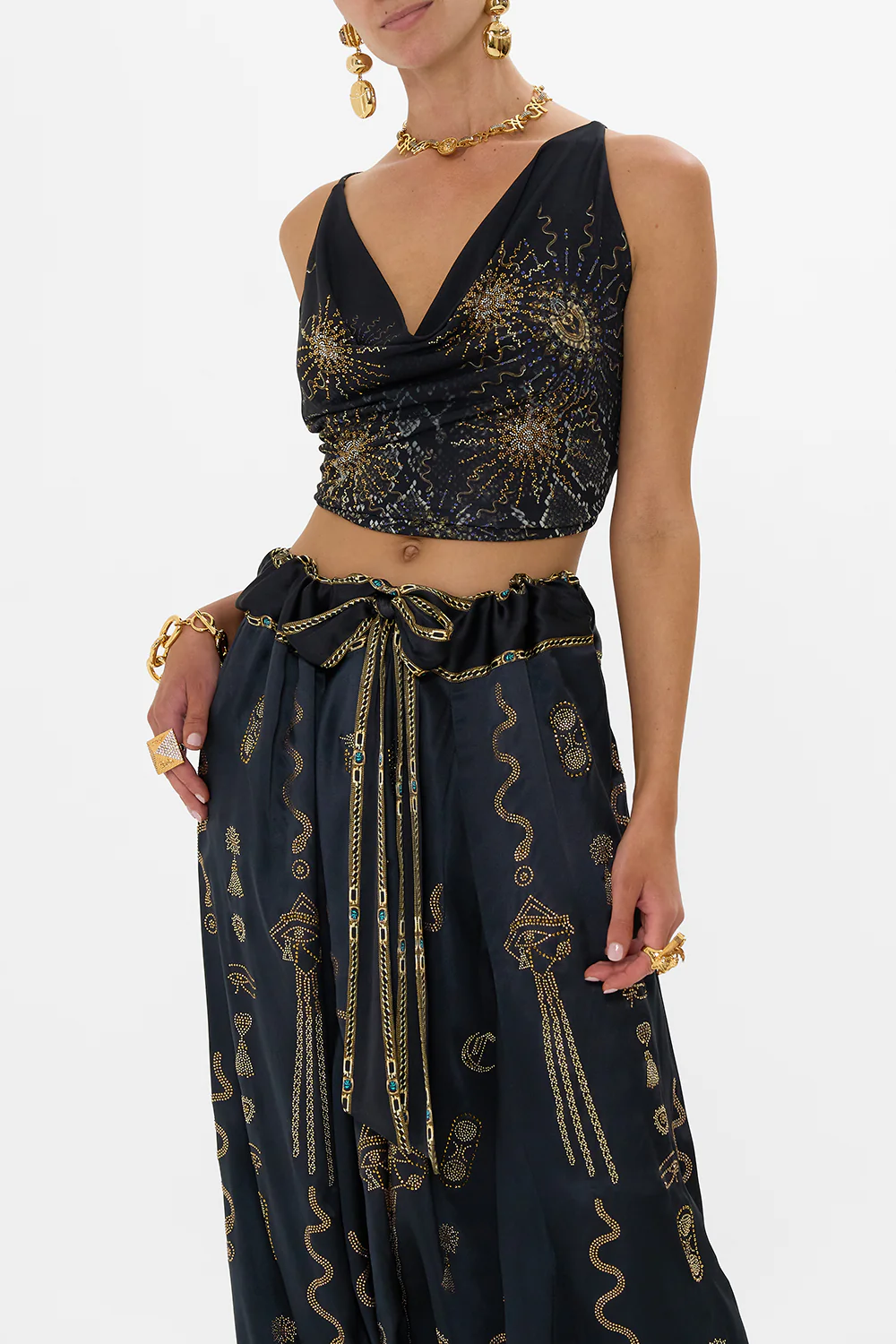 COWL NECK JERSEY TOP CALL ME CLEOPATRA - Image 5