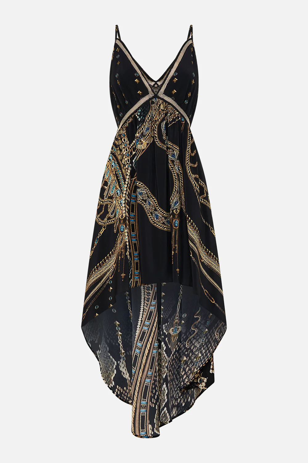 STRAPPY HIGH LOW DRESS WITH POCKETS CALL ME CLEOPATRA - Image 3