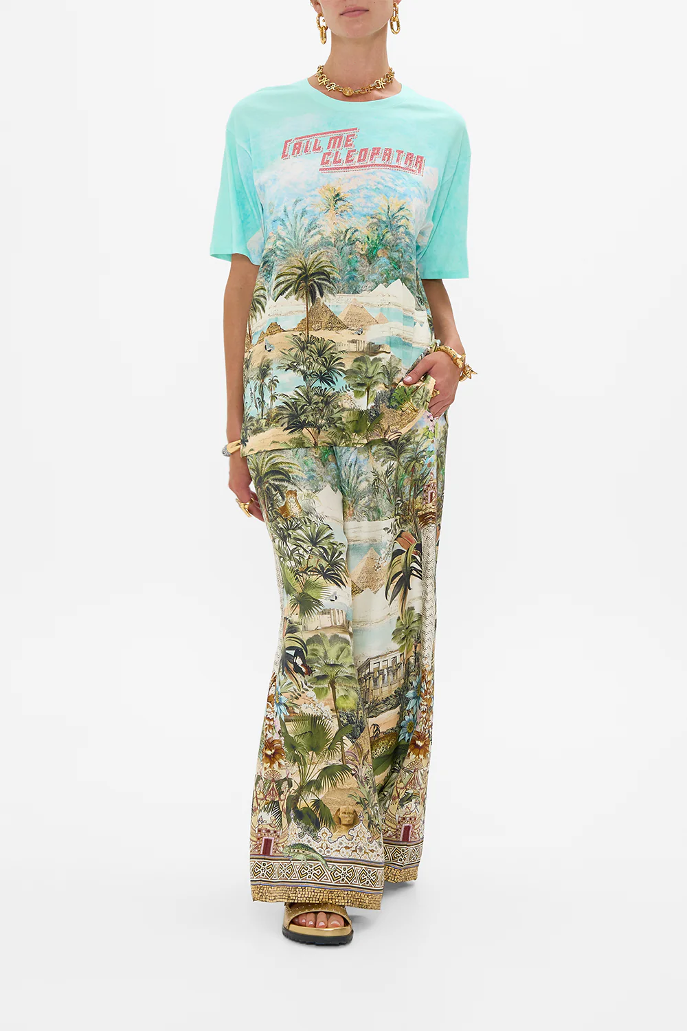 OVERSIZED BAND TEE - MULTI VIEWS OF THE VALLEY