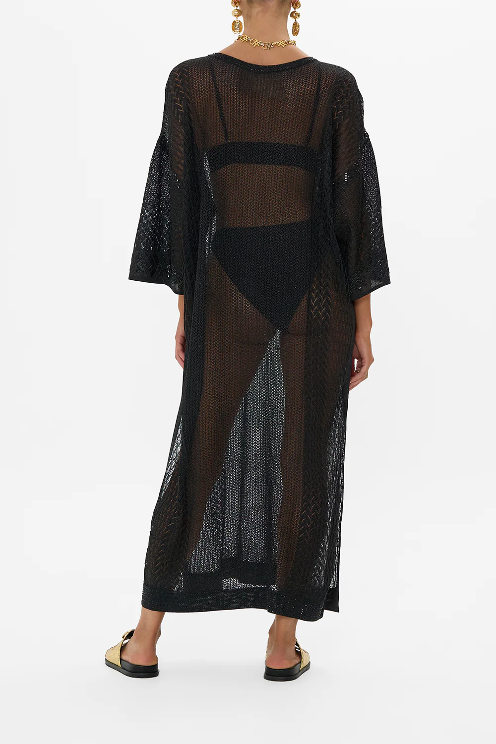 LONG V NECK KNIT KAFTAN CALL ME CLEOPATRA - Image 2