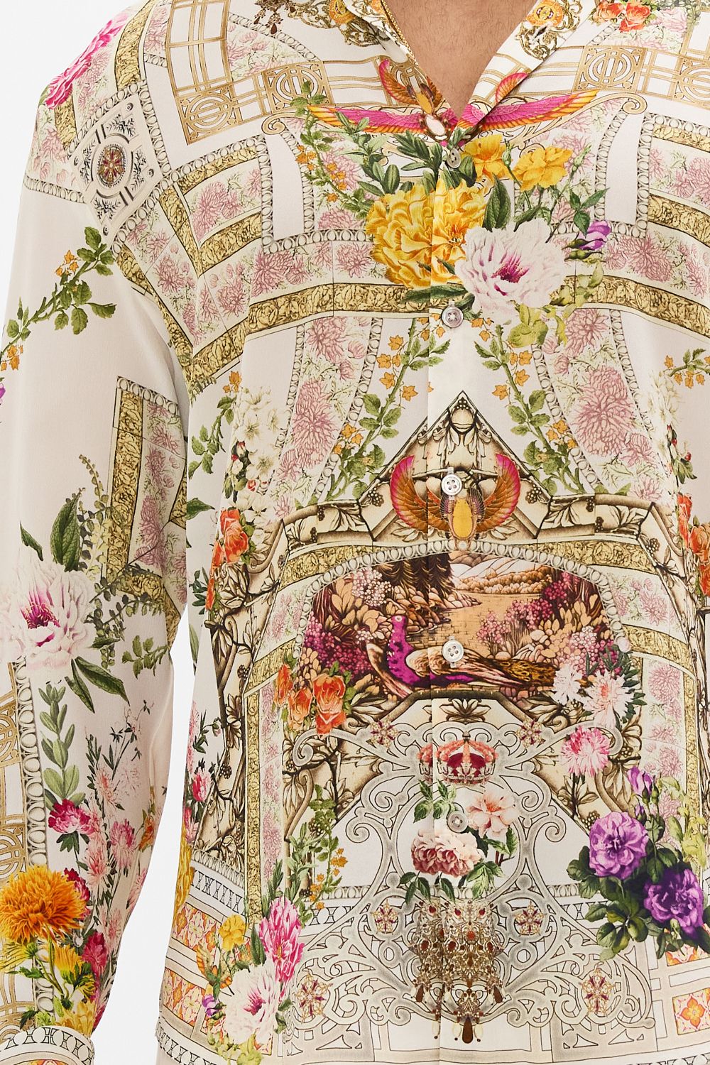 COLLARED LONG SLEEVE SHIRT EGYPTIAN ROSE - Image 6