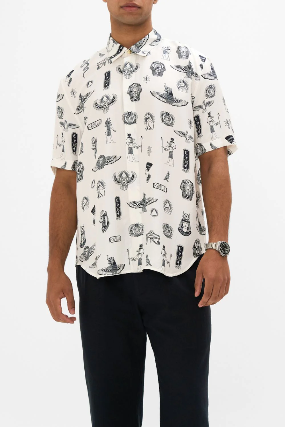 OVERSIZED BUTTON THROUGH SS SHIRT NUBIAN WONDERLAND - Image 5