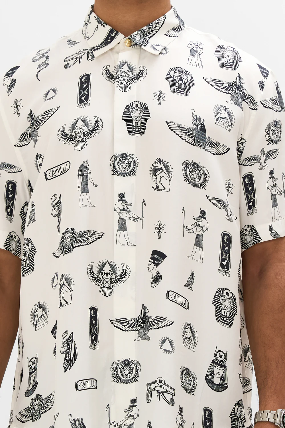 OVERSIZED BUTTON THROUGH SS SHIRT NUBIAN WONDERLAND - Image 6
