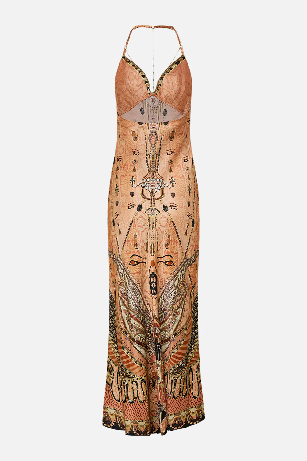 CHAIN DETAIL SLIP DRESS KINGDOM OF HEIROGLYPHS - Image 7