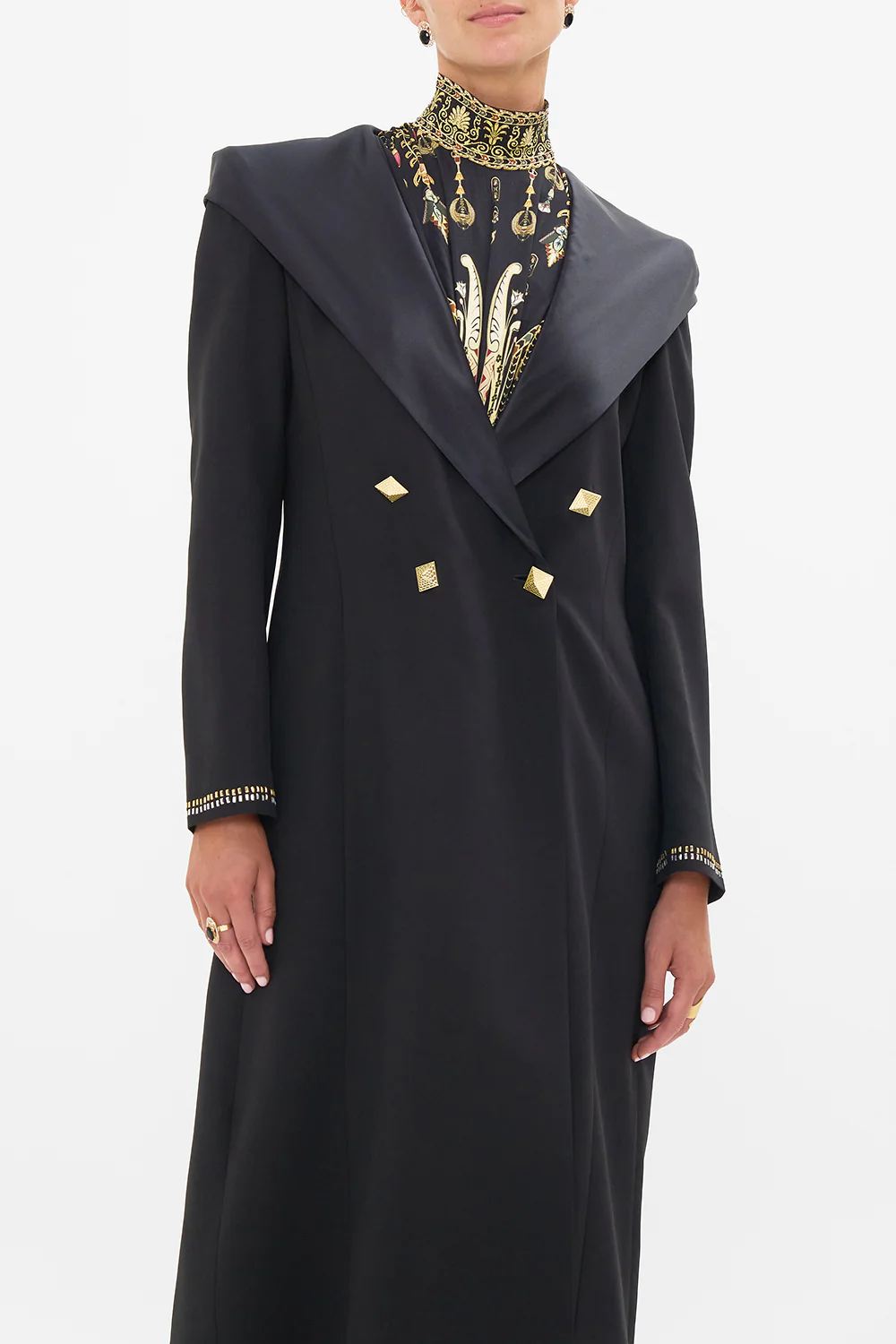 LONG COAT WITH HOOD THEY CALLED HER NEFERTARI - Image 5