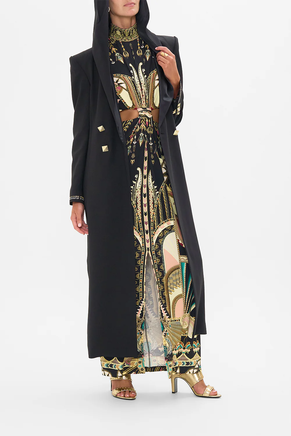 LONG COAT WITH HOOD THEY CALLED HER NEFERTARI - Image 7