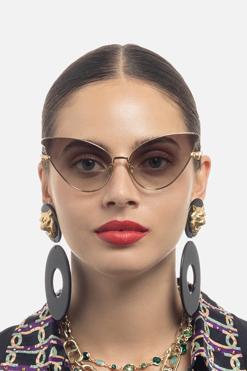 HEAD IN THE CLOUDS SUNGLASSES GOLD / NUDE - Image 4