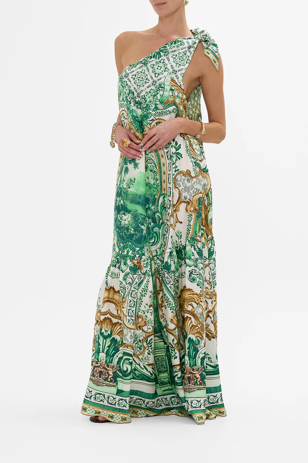 TIE ONE SHOULDER DRESS CORRIDOR OF CALM - Image 4