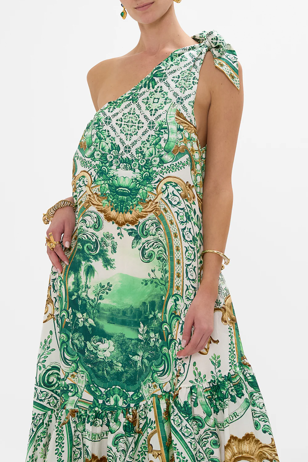 TIE ONE SHOULDER DRESS CORRIDOR OF CALM - Image 5