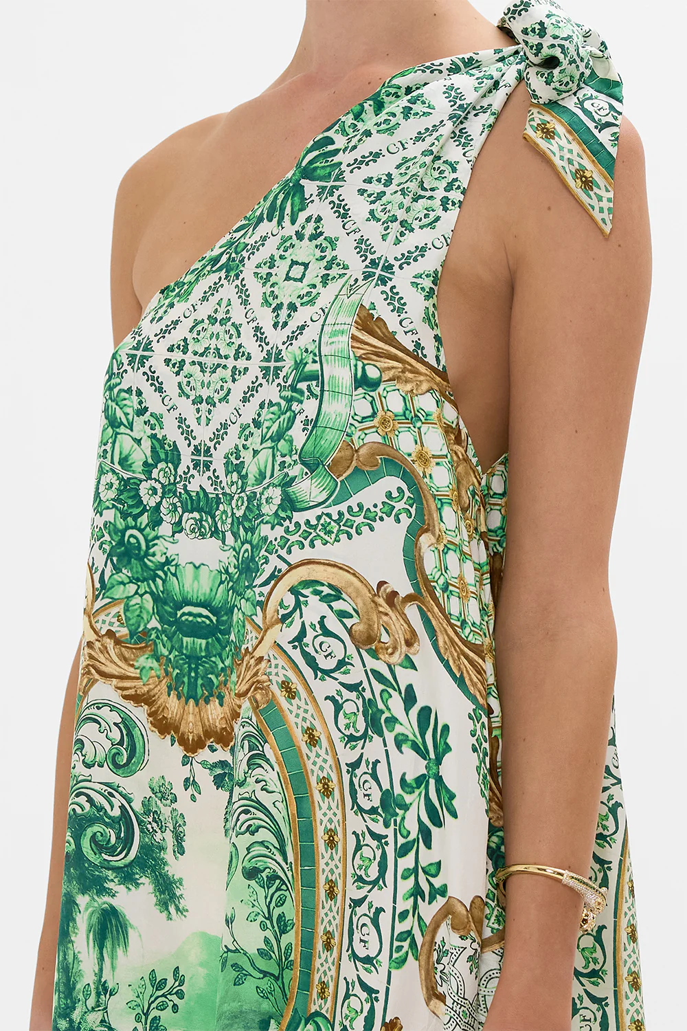TIE ONE SHOULDER DRESS CORRIDOR OF CALM - Image 6