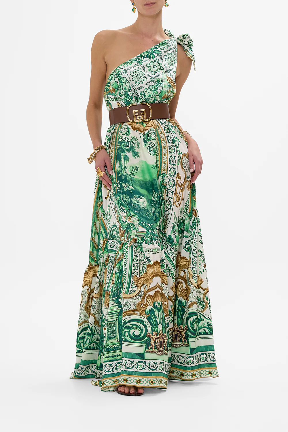 TIE ONE SHOULDER DRESS CORRIDOR OF CALM - Image 7