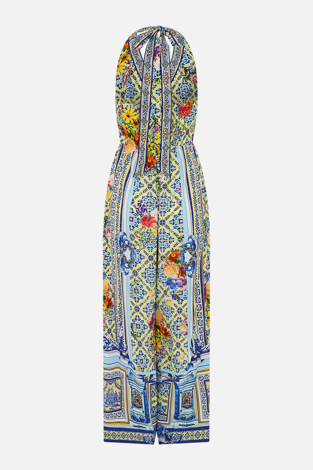 HALTERNECK JUMPSUIT WITH TIE NECK WALL TO WALL WONDERS - Image 7