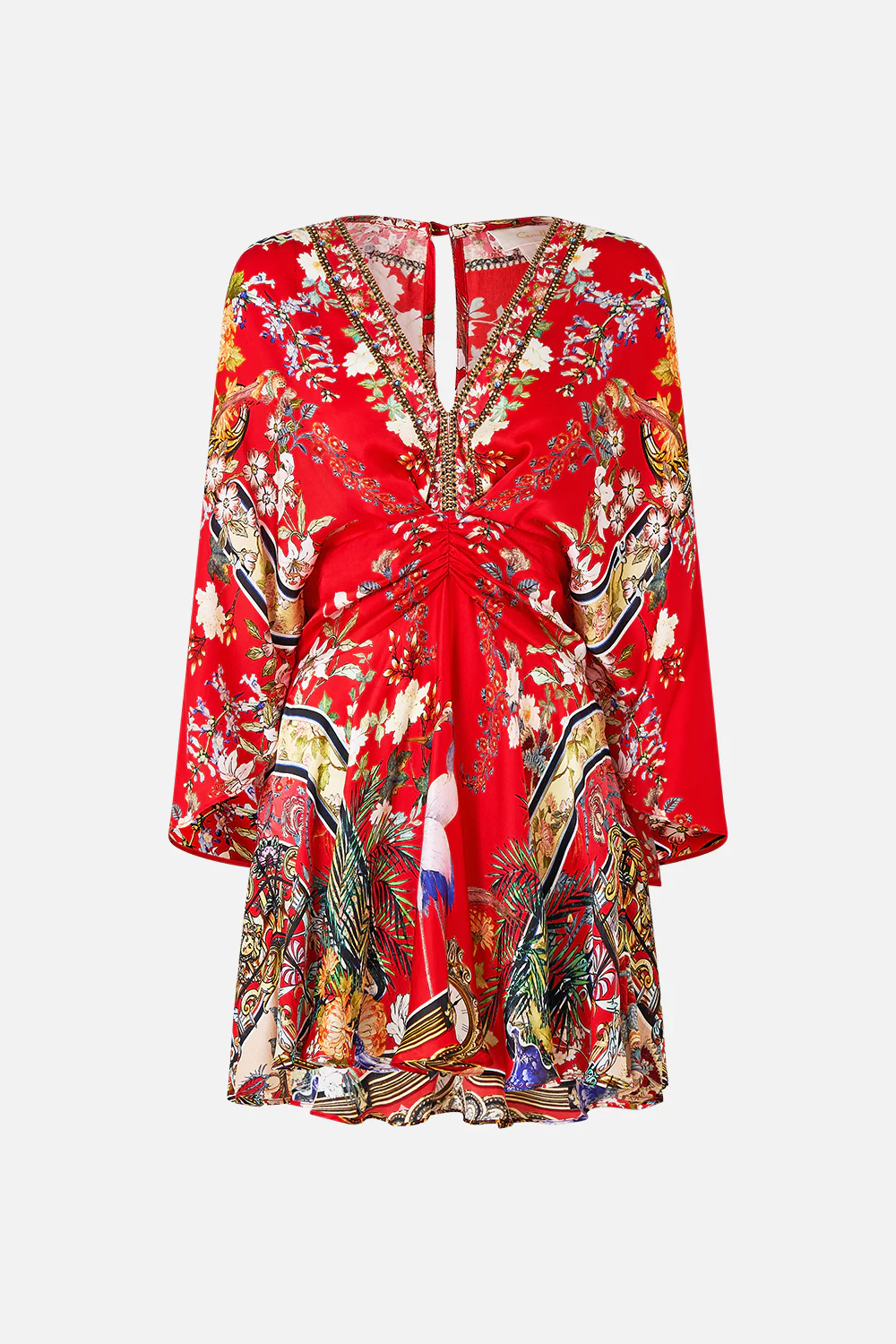 KIMONO SLEEVE MINI DRESS LISBOA LUXE - Image 3