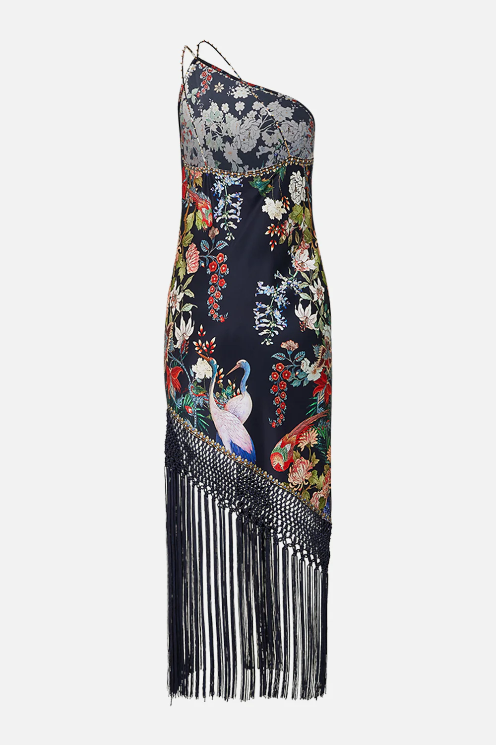 ONE SHOULDER DRESS WITH MACRAME FRINGING PALACIO POETRY - Image 7