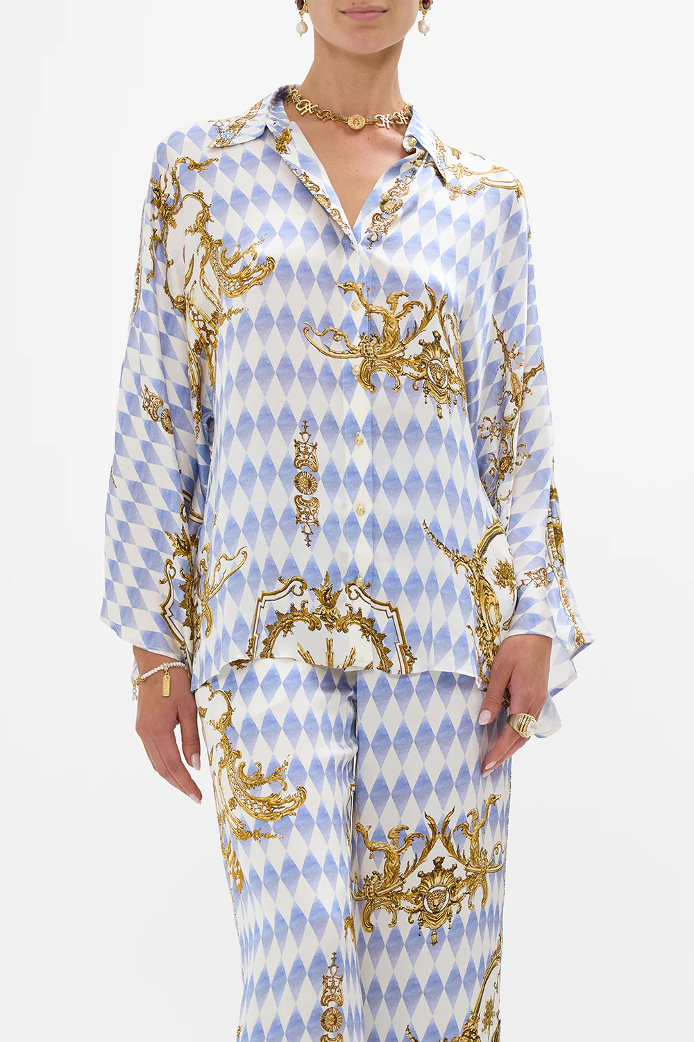 WIDE SLEEVE BLOUSE THRONE GAMES - Image 5