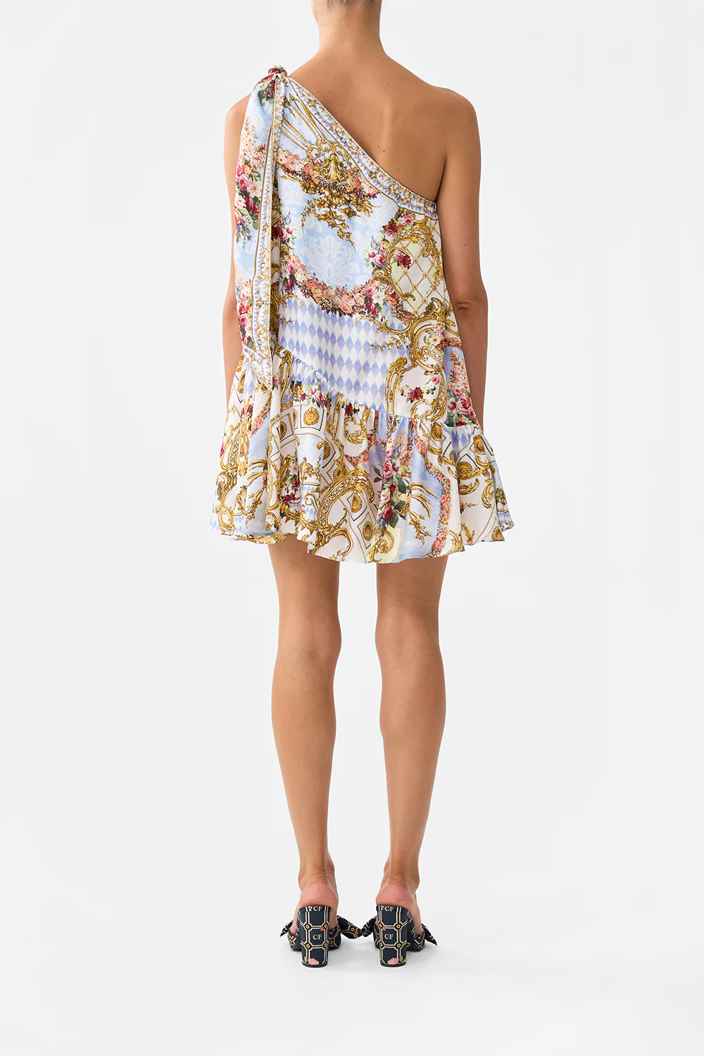 TIE ONE SHOULDER SHORT DRESS THRONE GAMES - Image 2