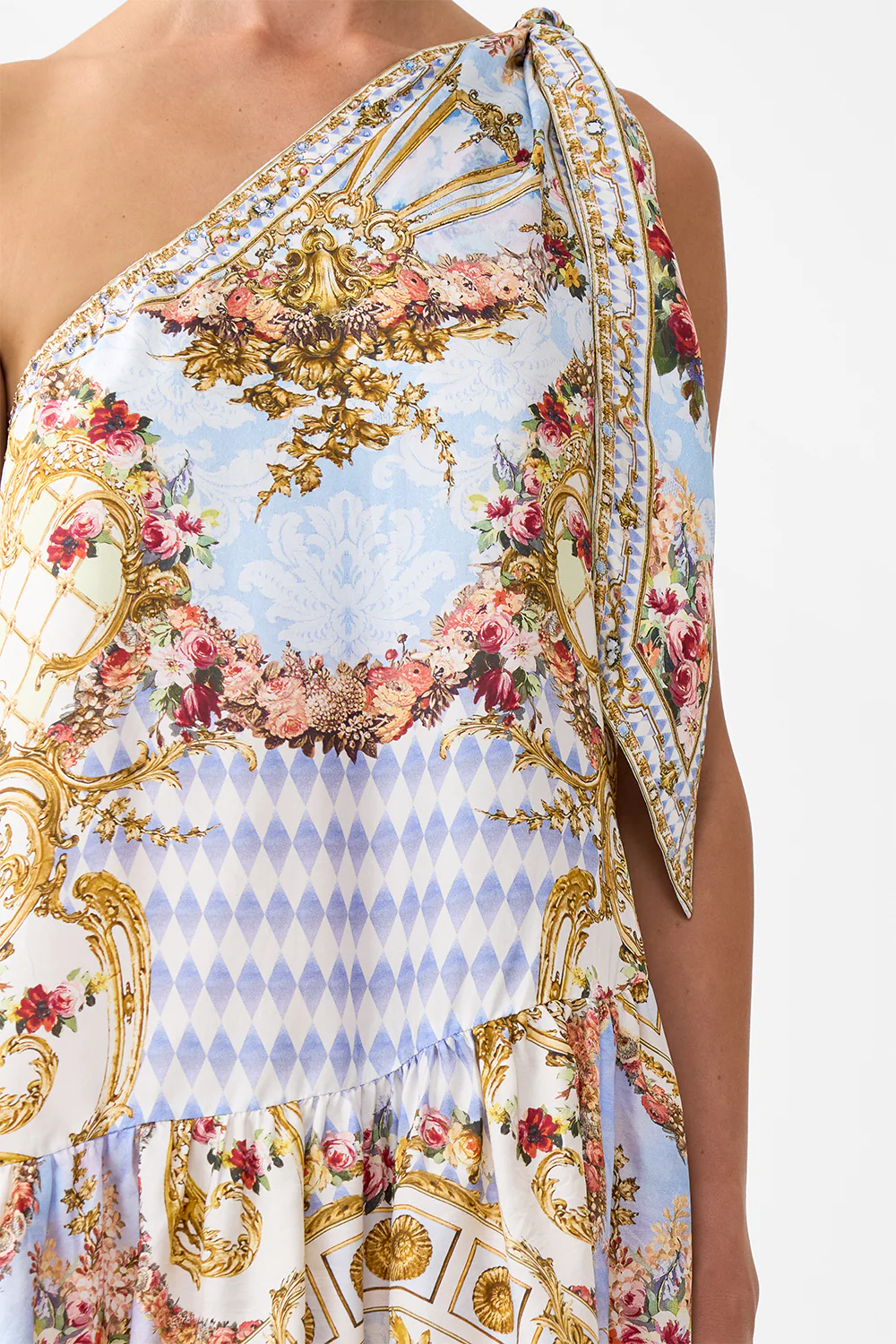 TIE ONE SHOULDER SHORT DRESS THRONE GAMES - Image 6