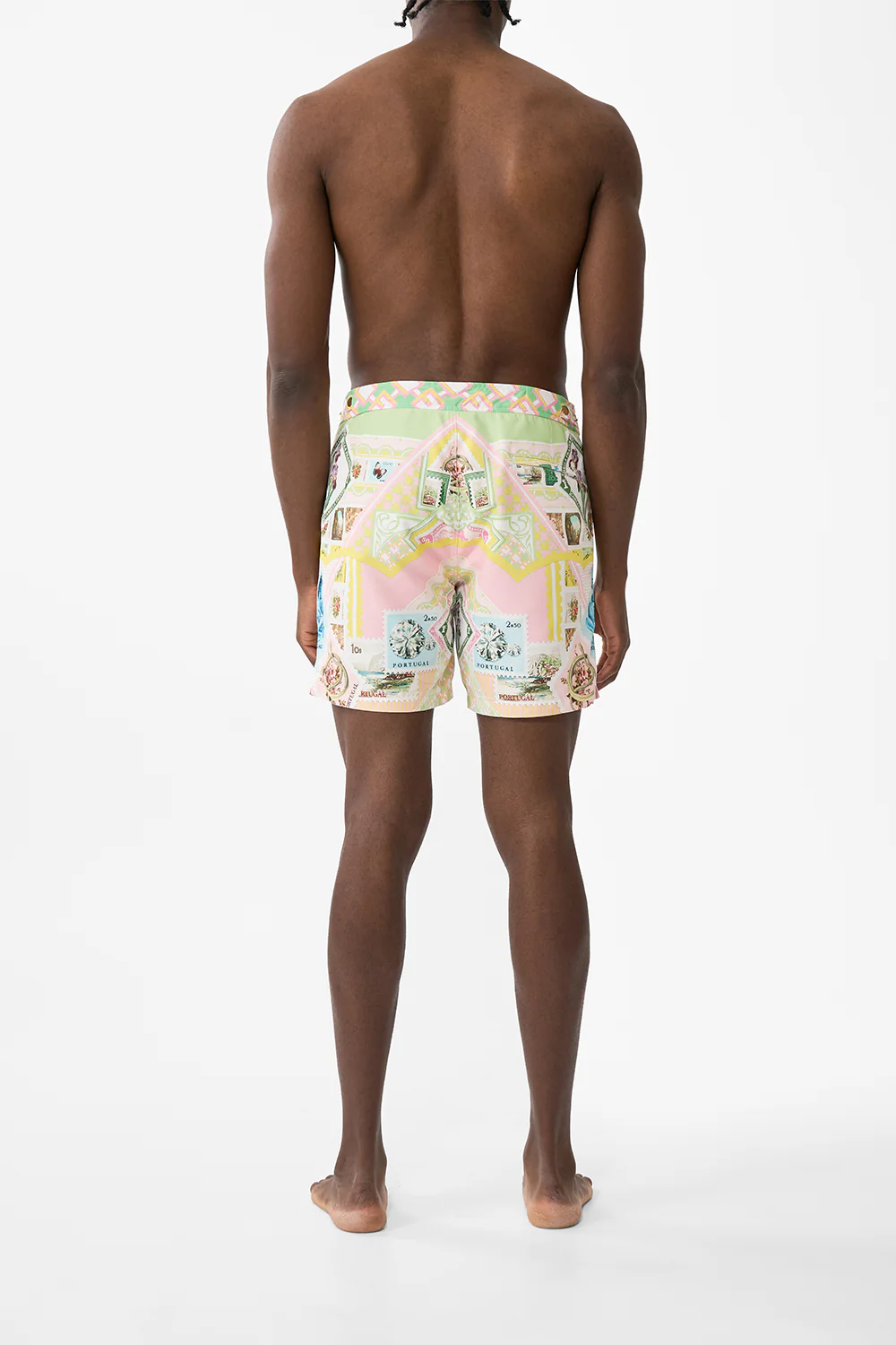 MID LENGTH SWIM SHORT WITH LOVE FROM LISBON - Image 2
