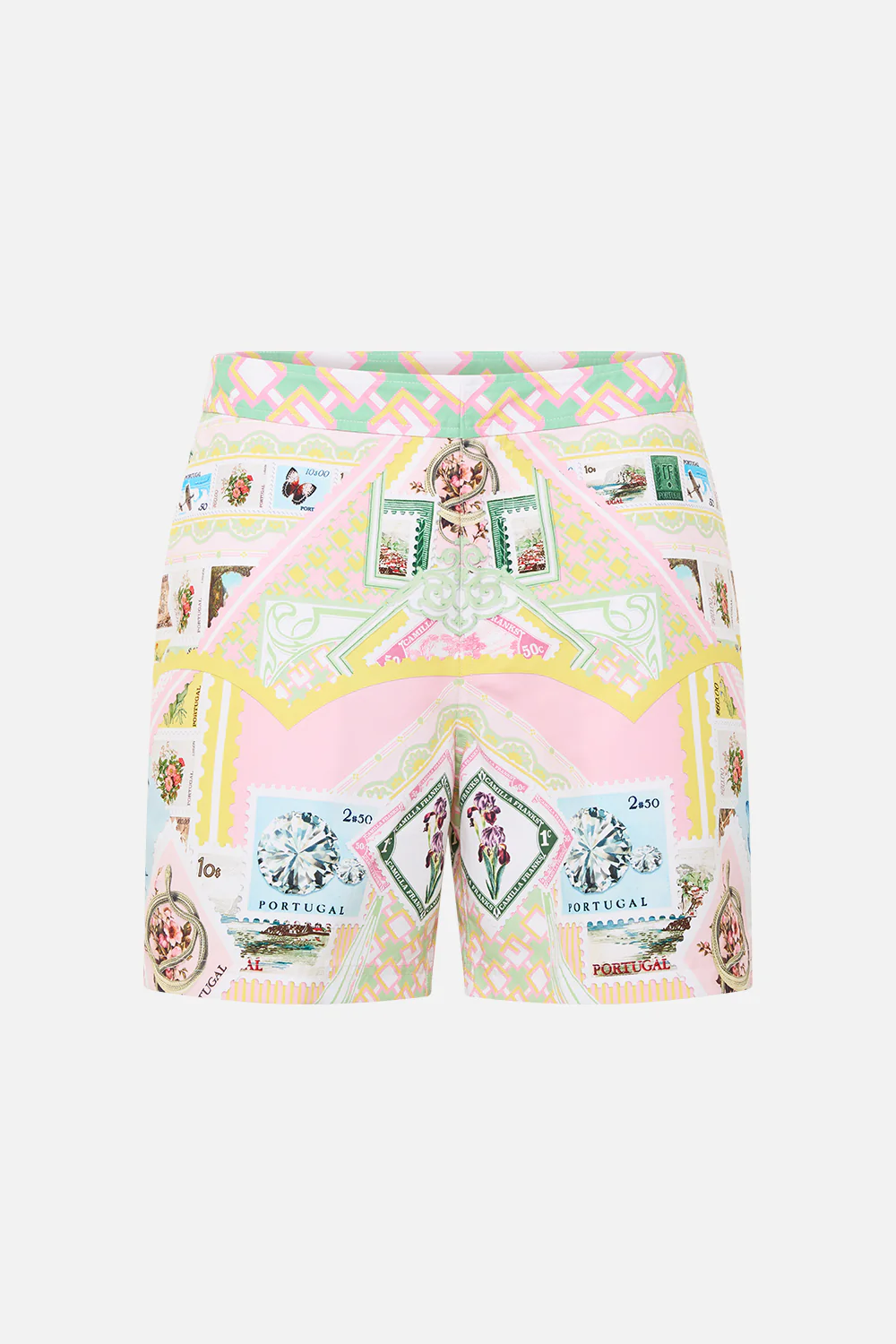 MID LENGTH SWIM SHORT WITH LOVE FROM LISBON - Image 3